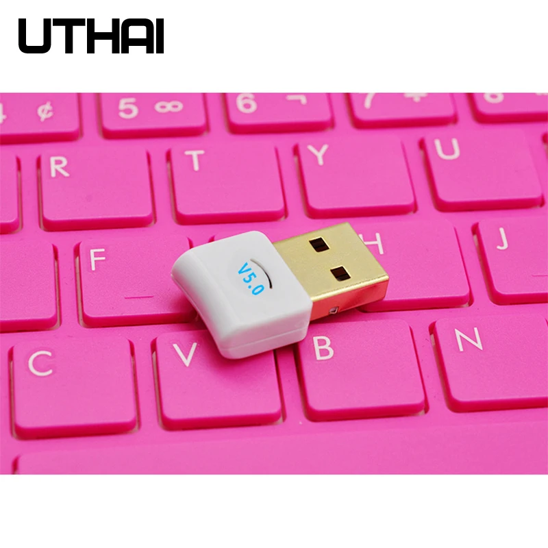 UTHAI T04 USB Bluetooth адаптер для компьютера ПК PS4 Мышь аудио приемник беспроводной аудио передатчик