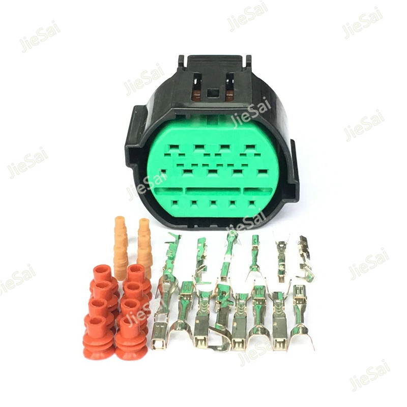 14 Pin KUM Automotive Headlight Plug Waterproof Electrial Female Auto Connector GL301 14021 For