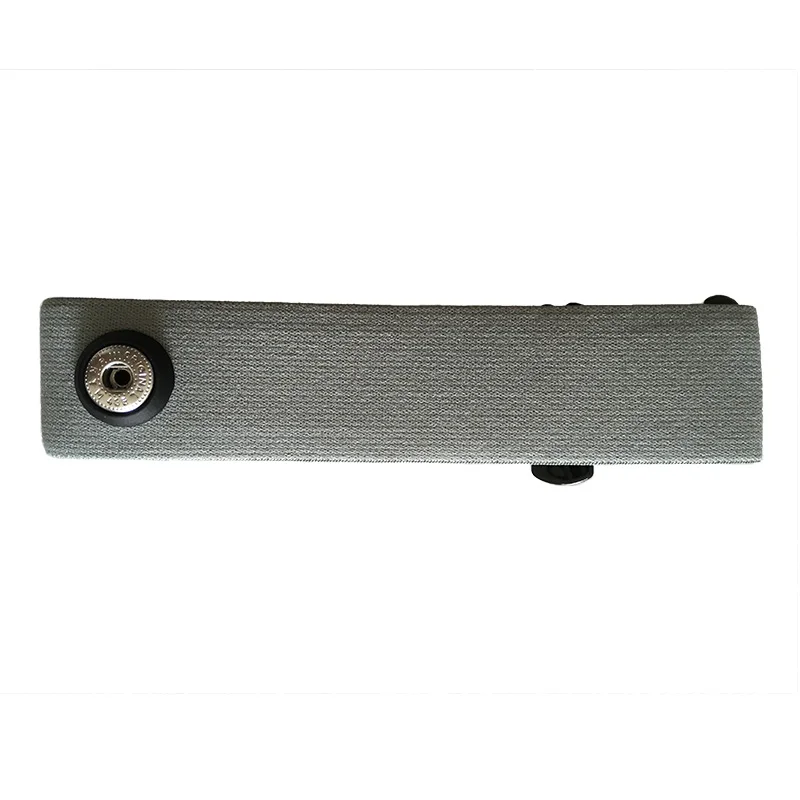Высокое качество эластичный нагрудный ремень мягкий ремешок для Polar Garmin Спорт Бег монитор сердечного ритма для Bluetooth ant+ регулируемый - Цвет: Grey
