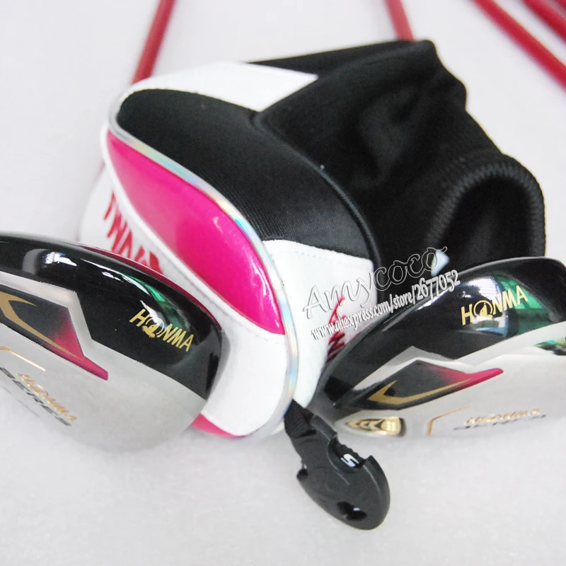 S-03 cooyute إمرأة نوادي الجولف هونما جولف الممر السالك ودز مجموعة 3/15 5/18 الجرافيت رمح الجولف l فليكس نادي غطاء الرأس حرة مجانا
