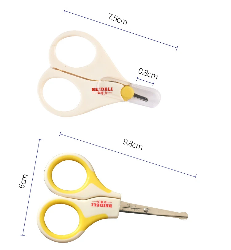 Уход за детскими ногтями набор удобный кусачки для ногтей триммер для ножницы для ногтей удобный безопасности книпсеры для младенца 5 шт./компл
