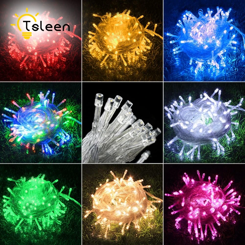 Big SALE RGB LED Christmas String Lights 10M 20M Wedding Party Xmas