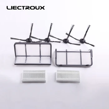 

(For Q7000 Q8000) Spare Parts for LIECTROUX Robot vacuum cleaner,Side Brushx 4pc +Primary Filter x 2pc + HEPA Filter x 2pc