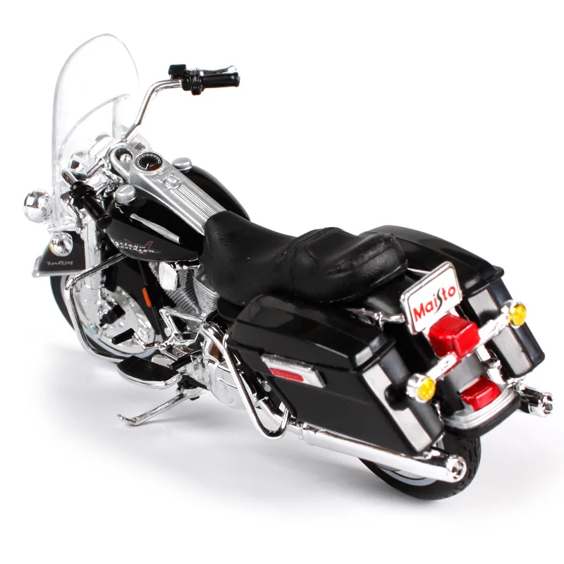 

Maisto 1:18 1999 FLHR ROAD KING motorcycle diecast black motorbike model for collecting motorcycle die cast toy model 13075