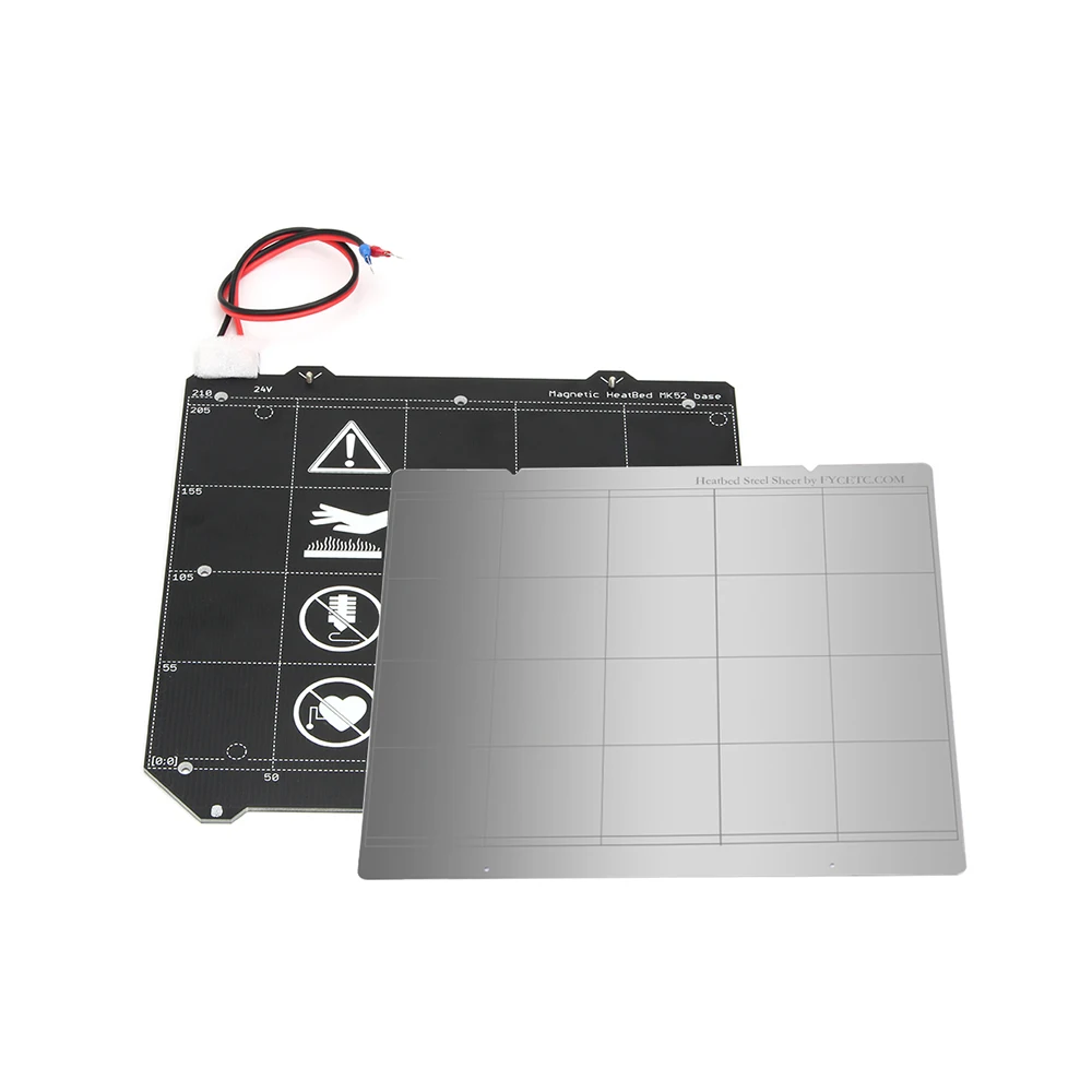 Clone de Impressora Termistor com Ímã Magnético + Chapa de Aço para Prusa Cama Aquecida Mk52 Fiação Kit Mk3s i3 Mk3 3d 5 Clone de Impressora Prusa i3 MK3 3D