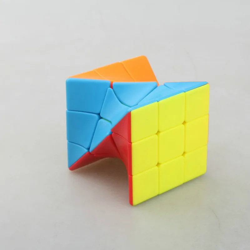 

Colorful Fangge 3x3 Torsion Strange-shape Magic Cube Coloful Twisted Cube Puzzle Magic Cube Cool Toy For Challange