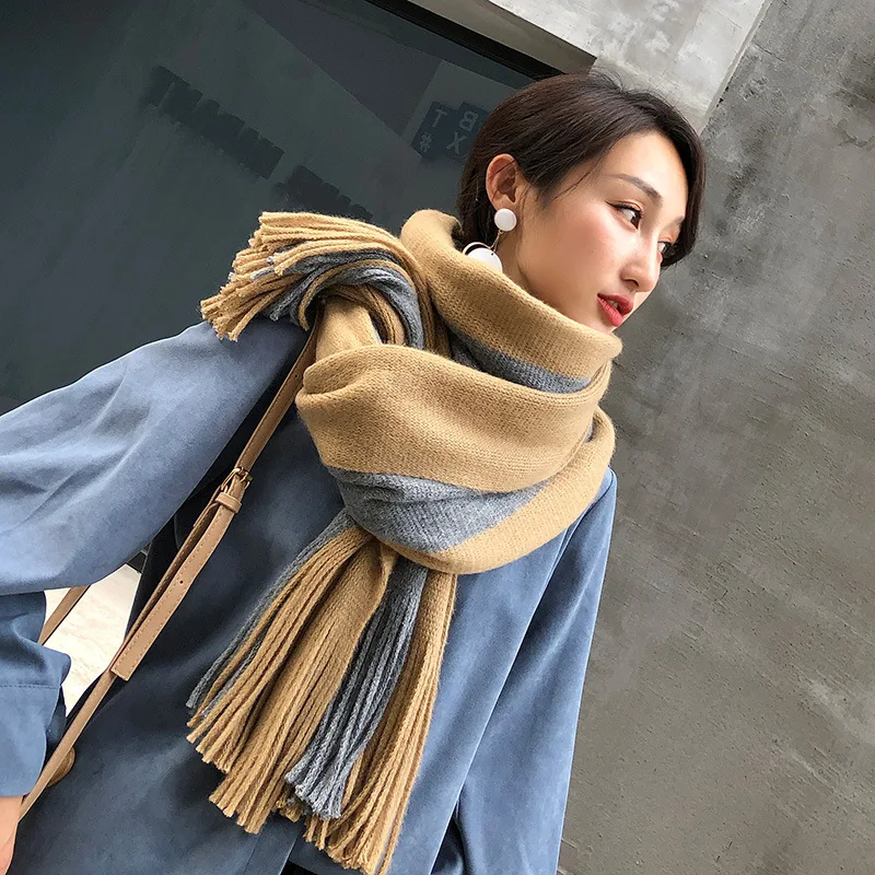 Winter Scarf Shawl For Women High Quality Warm Big Long Scarf Female