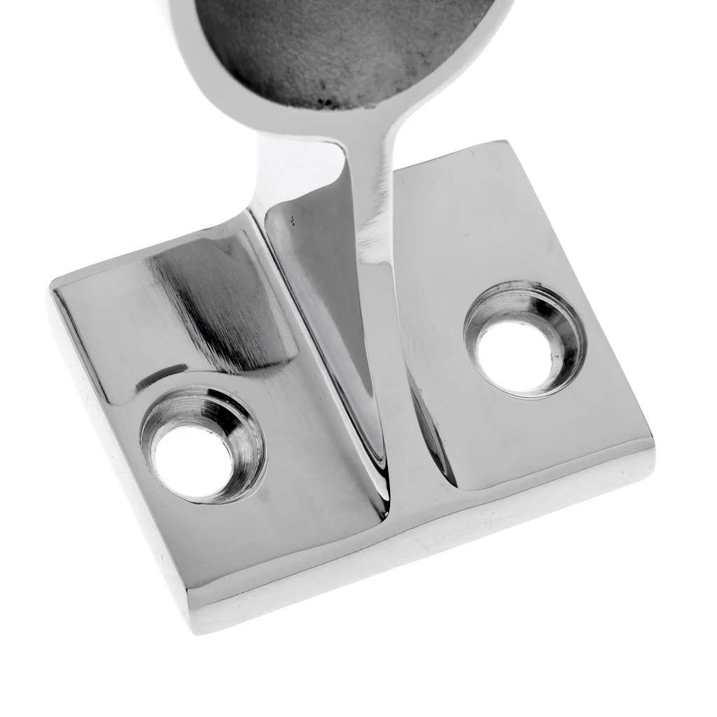 Boat Handrail Fitting Center Stanchion Marine Grade 316 Stainless Steel Corrosion Resistant Durable