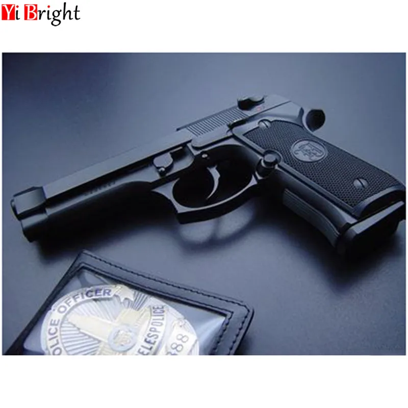 

Full Square&Round Drill 5D DIY Diamond Painting pistol cross stitch crystal round diamond LK1