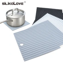SILIKOLOVE кухня силиконовые коврики на стол для столовой кастрюля держатель термостойкие водостойкие аксессуар подставка