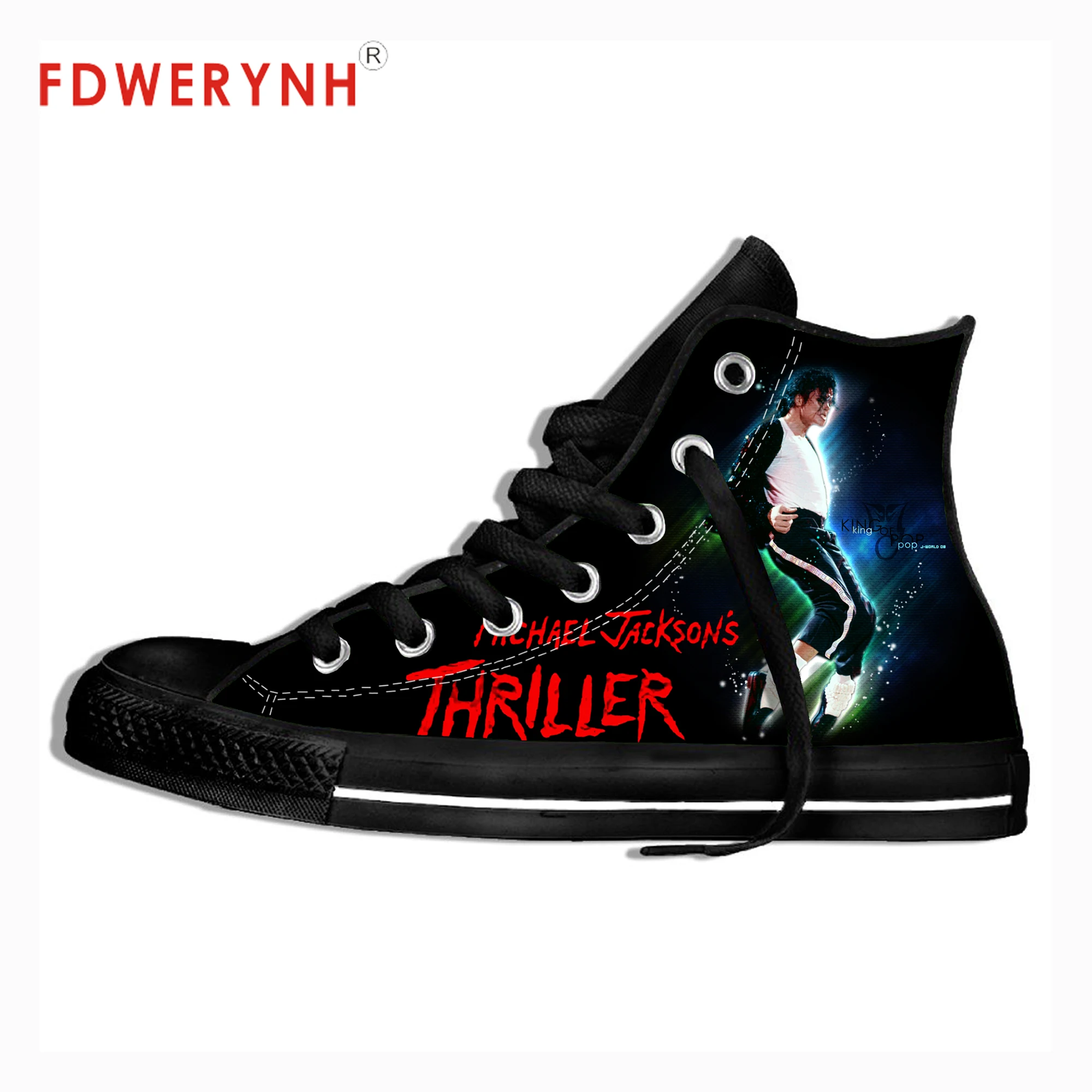 

Men's Custom Casual Shoes Michael Jackson MJ OLODUM 3D Print Outdoor Leisure Mens Canvas Shoes