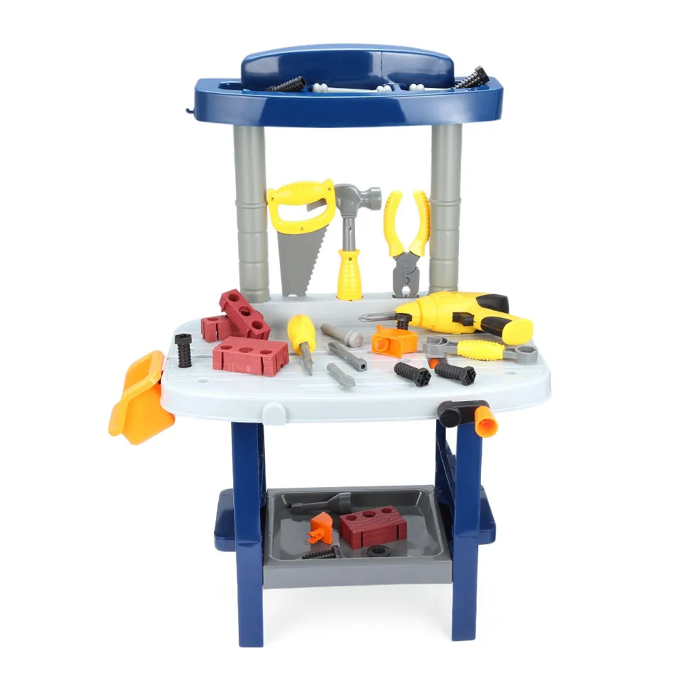 

Baby Kids Luxury Simulation Repair Tools with a Tool Box Educational Pretend Play Toy Christmas Xmas Gifts 37pcs Repair Tool