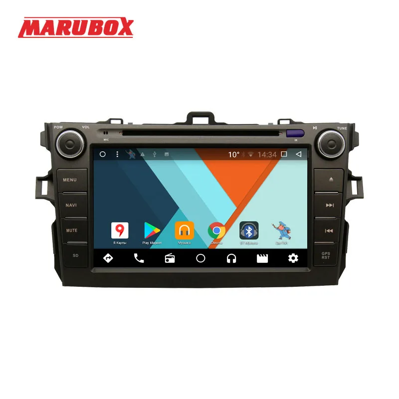 Clearance MARUBOX 8A105MT8 Car Multimedia Player for Toyota corolla 2007 - 2011,8 Core, Android 8.1,DVD,GPS,Radio, 2GB RAM, 32GB ROM 1