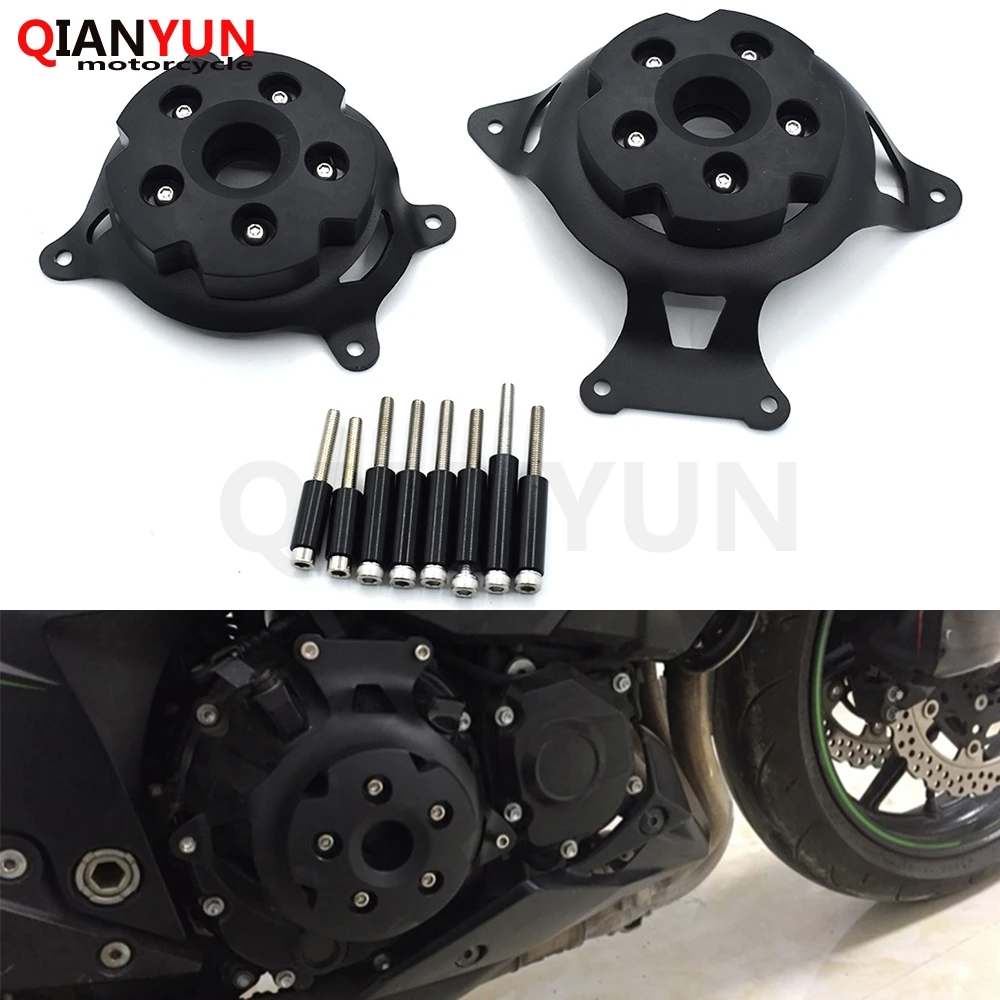 

Motorcycle Engine Stator Cover Engine Protective Cover Protector For KAWASAKI Z800 Z 800 2013 2014 2015 2016 2017 Z750 2007-2012
