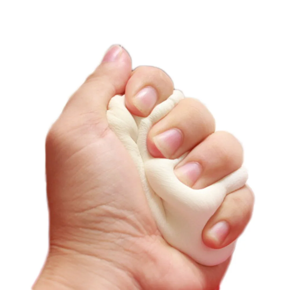 2018 New Arrival 1 PCS 10cm White Slow Bounce Bread PU Toy Squeeze Toy 