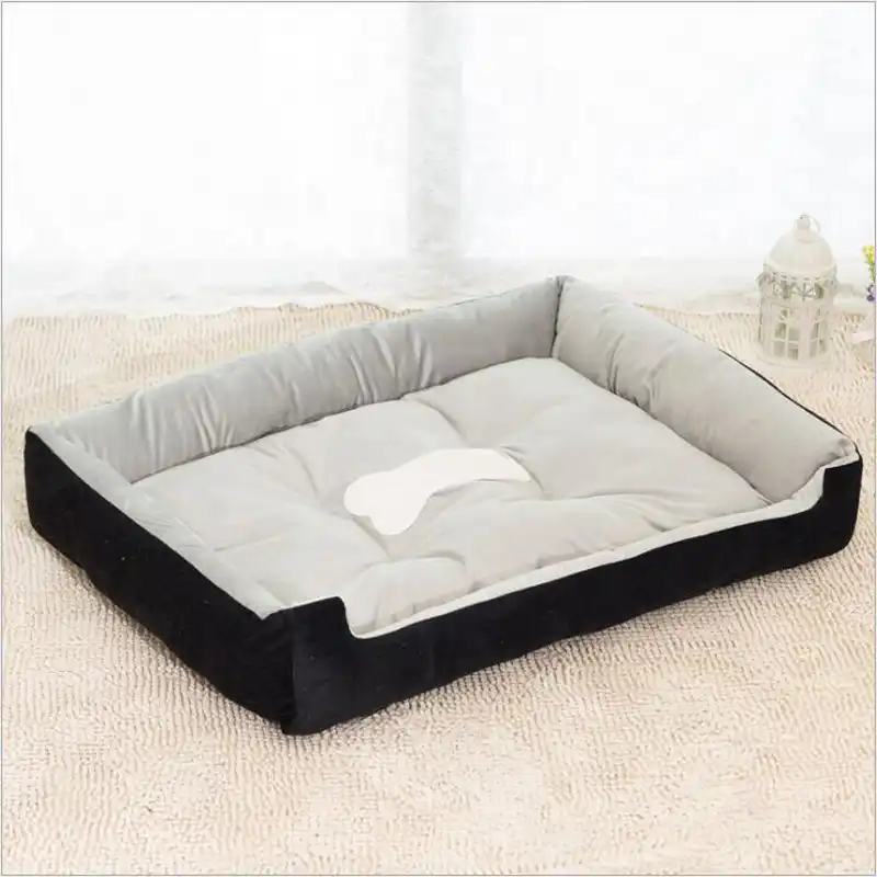 Plein Coton Chien Lit Canape Chaise Longue Chat Maison Produit Pour Petit Moyen Grand Chien Panier Lit Diverses Tailles Chiot Chaud Chenil Tapis Aliexpress