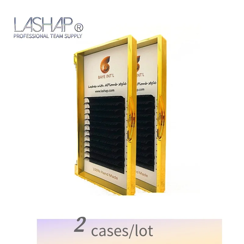 LASHAP 2 чехла искусственная норка наращивание ресниц 12 линия/Лоток 15 мм C D DD завиток природа и мягкие Индивидуальные ресницы для макияжа Cilios