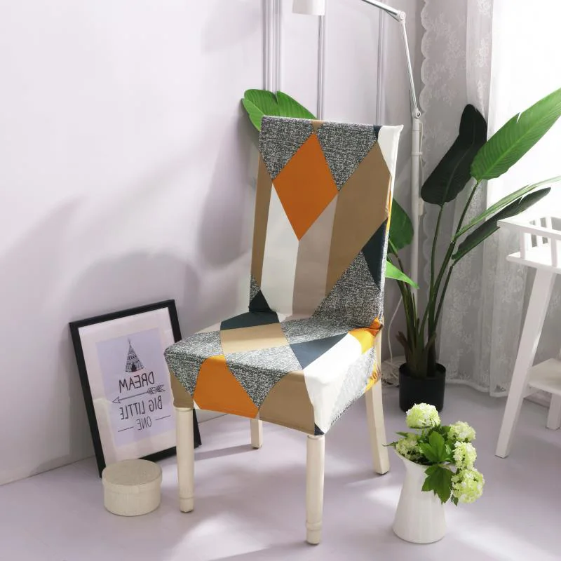 Эластичные чехлы на кресла с цветочным принтом из спандекса для свадьбы, столовой, офиса, банкета, стула