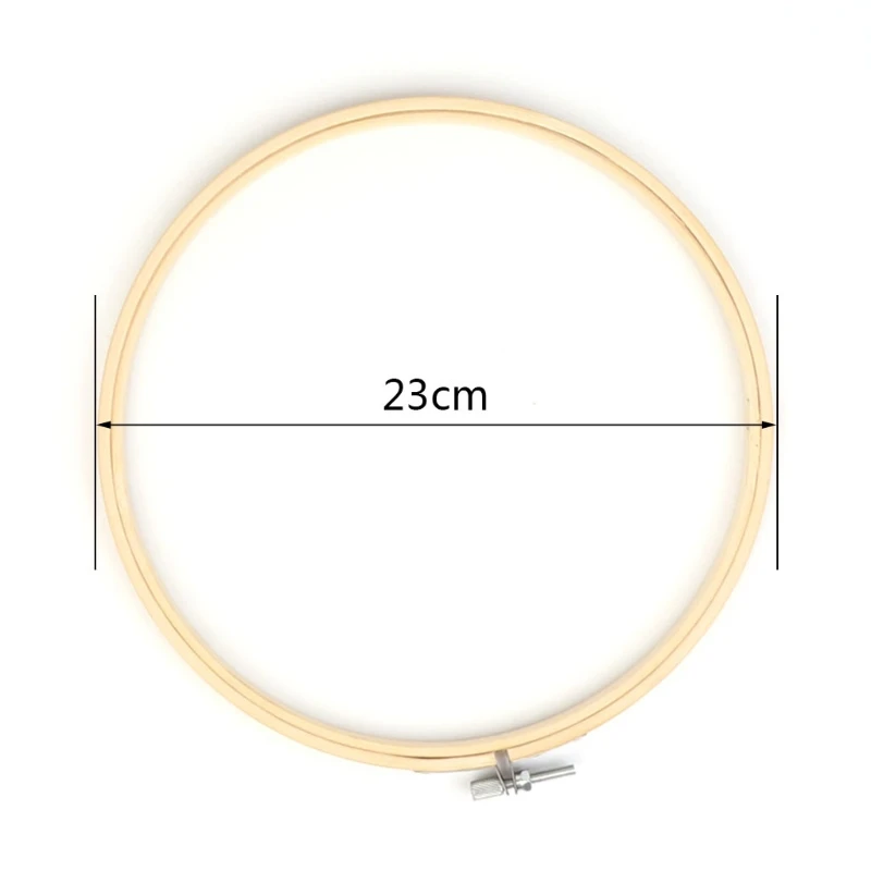 13-34 см бамбуковое деревянное устройство для вышивки крестом кольцо для вышивки рукоделие DIY Z07 Прямая поставка - Цвет: 23CM
