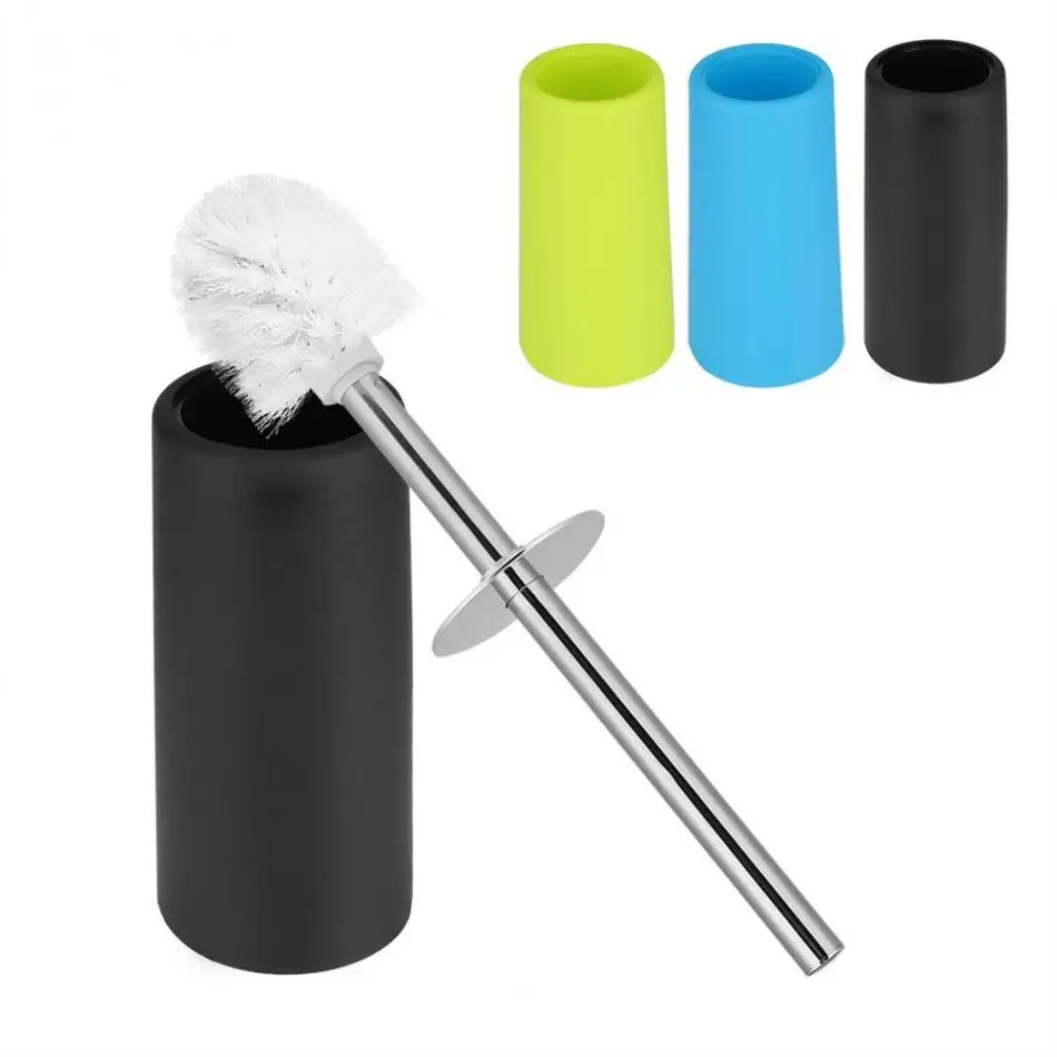 Stainless Steel Bathroom Cleaning Toilet Brushes Holder Sets Home Hotel