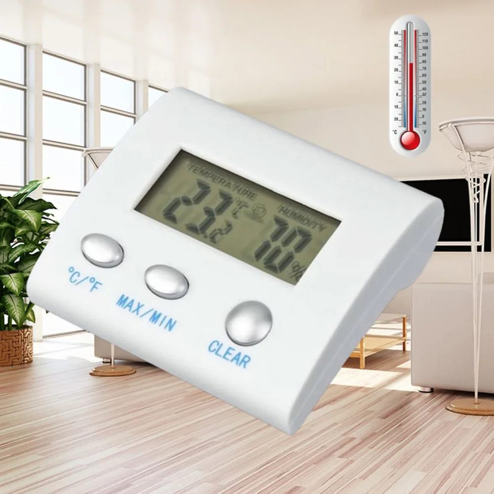 Цифровой ЖК-термометр с термометром и гигрометром температуры и влажности TL8025 термо-Метеостанция termometro reloj тепловизор