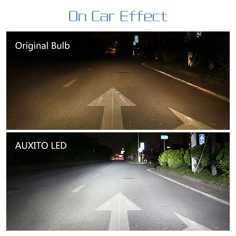 2 шт. H11 LED Canbus H8 H9 светодиодные лампы для автомобильных фар CSP чипы Автомобильные