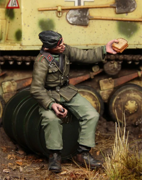 1/35 набор моделей фигурок из смолы 126 немецкий AFV Crewman Украина одна фигурка