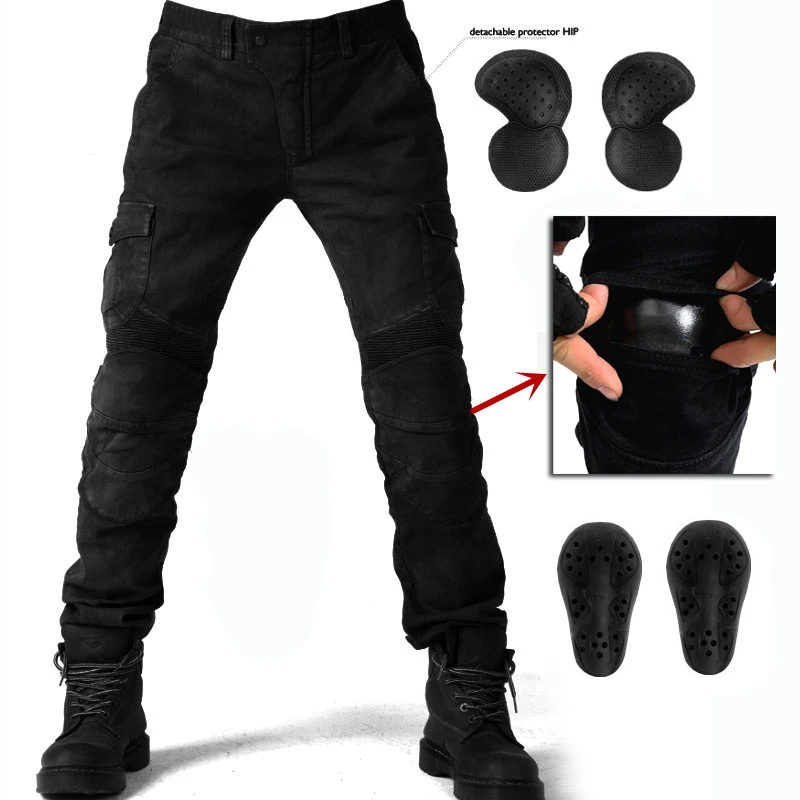 

2018 New Motorcycle Pants Men Moto Jeans Protective Gear Riding Touring Motorbike Trousers Motocross Pants Pantalon Moto Pants
