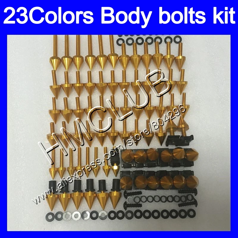 Полный комплект болтов обтекателей для KAWASAKI NINJA ZZR1200 02 03 04 05 ZZR 1200 2003 2004 2005 полный