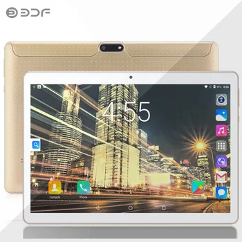 10 Inch Android 7.0 Tablet Phone 4GB RAM 32G ROM 3G Call Dual Sim Card WiFi FM GPS Bluetooth Tablets Quad Core 1280*800 IPS LCD