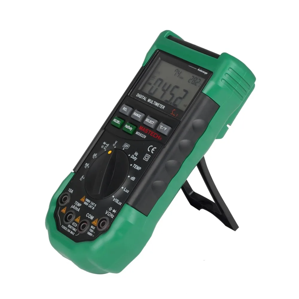 Mastech MS8229 5 in 1 Auto Range Multi functional Digital Multimeter