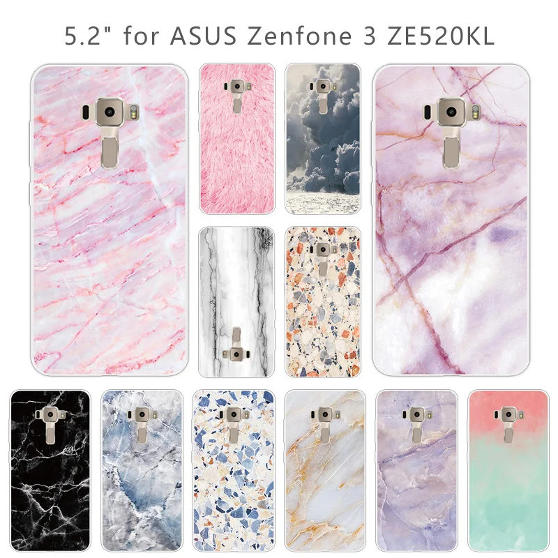 Прозрачный мягкий силиконовый чехол для Asus Zenfone 3 ZE520KL чехлы телефонов |