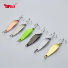 YAPADA Отсадки 508 Жука 8г/12г тройной крючок 41мм/48мм многоцветный металл Отсадочные ложка рыболовные приманки