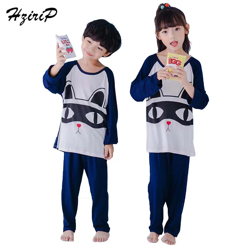 HziriP New Arrivals Children Nightgowns Pajama Sets Cute Cartoon Long