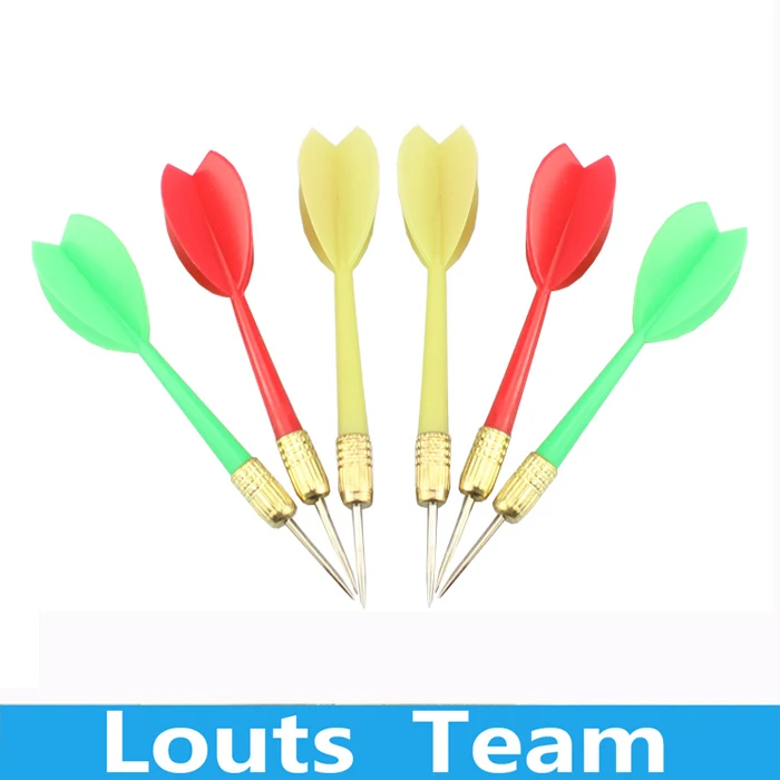6PCS/set Color Plastic Wing Darts Needle Kids Tone...