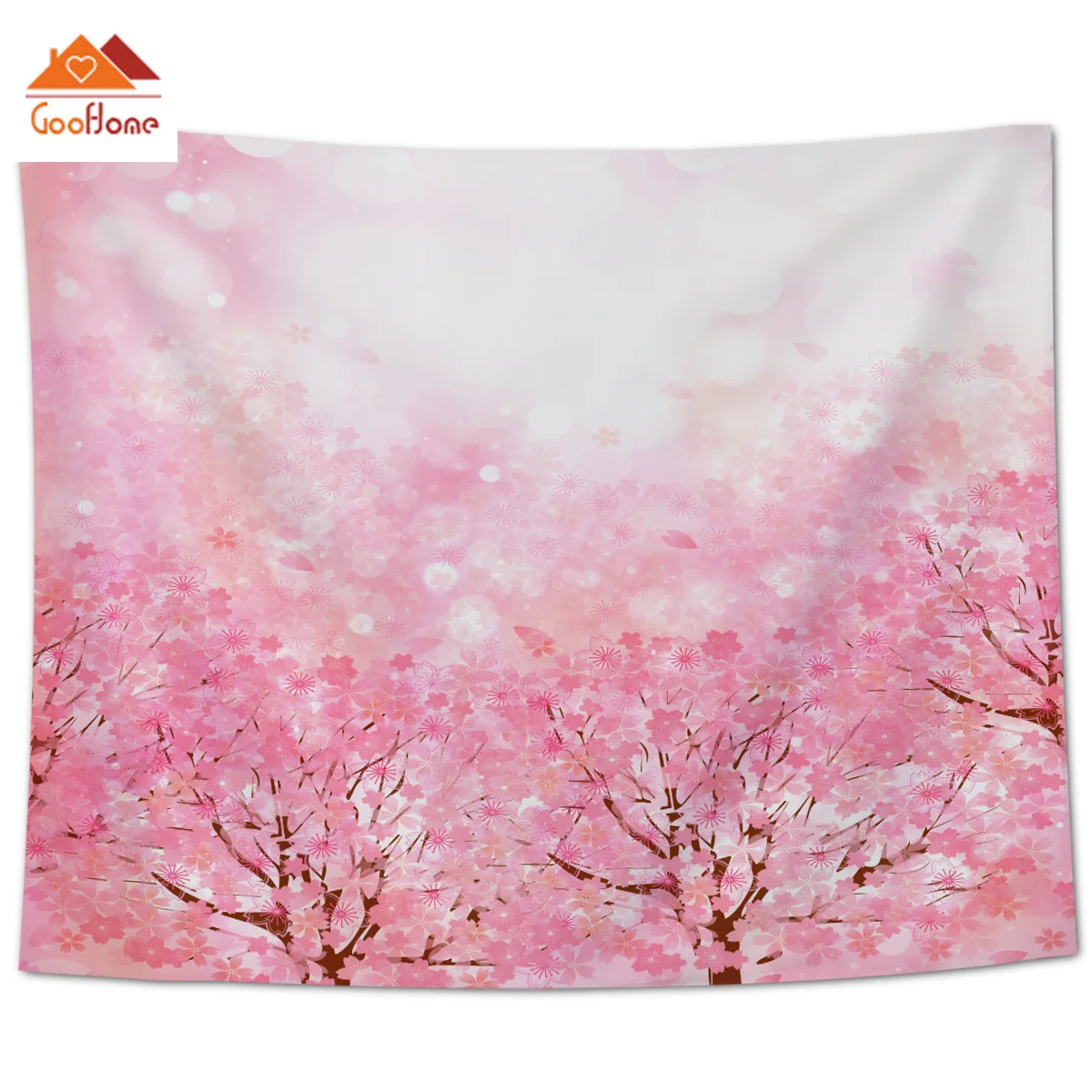 Goohome японский стиль вишни стены висячий декор для стен гобелены покрывало для декора одеяло постельные принадлежности простыни полотенца