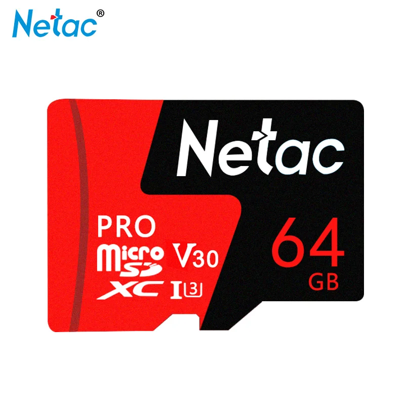 Купить 100% Оригинальные Netac PRO Micro SD карты V30 UHS I высокое Скорость 100 МБ с. карты памяти 64 gb 128 gb карты памяти для Samrtphone и планшетных ПК