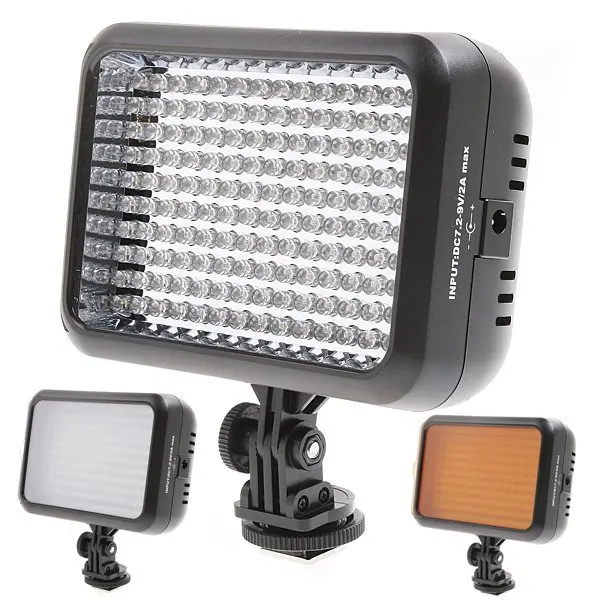 Светодиодная лампа для видеосъемки YONGNUO YN1410 Pro 140 светодиодный видео фото освещение для цифровых однообъективных зеркальных камер и однообъективных зеркальных Камера видеокамера 5500 K/3200 K