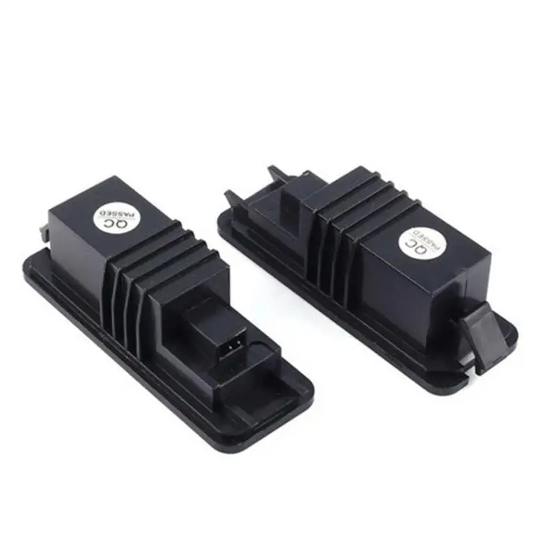 VODOOL 2pcs 12V Car Signal Lamp LED Vehicle Number License Plate Light 6000K Lamps For VW GOLF 4 5 6 7 Polo 6R Car Lights