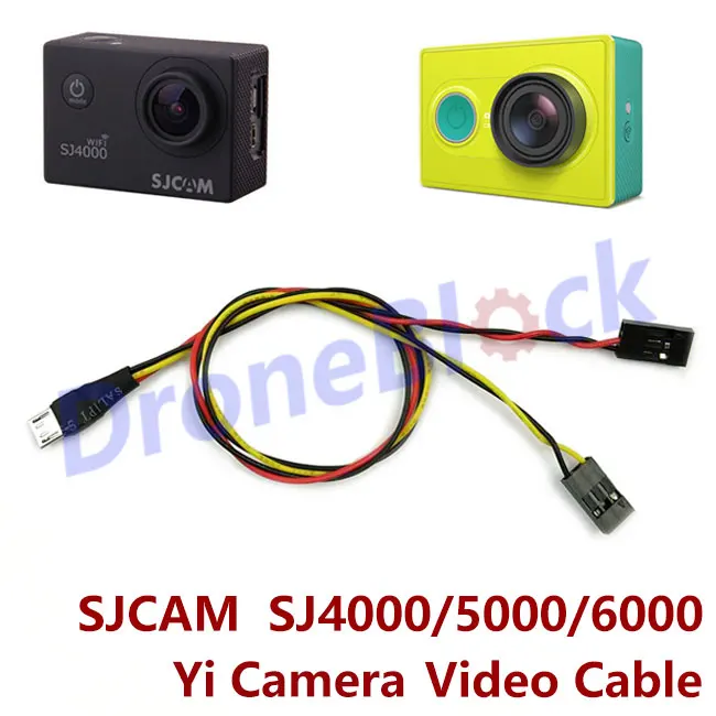 Кабель вывода видео AV кабель TX для SJ4000 SJ5000 6000 Спортивная Экшн камера xiaomi Yi FPV