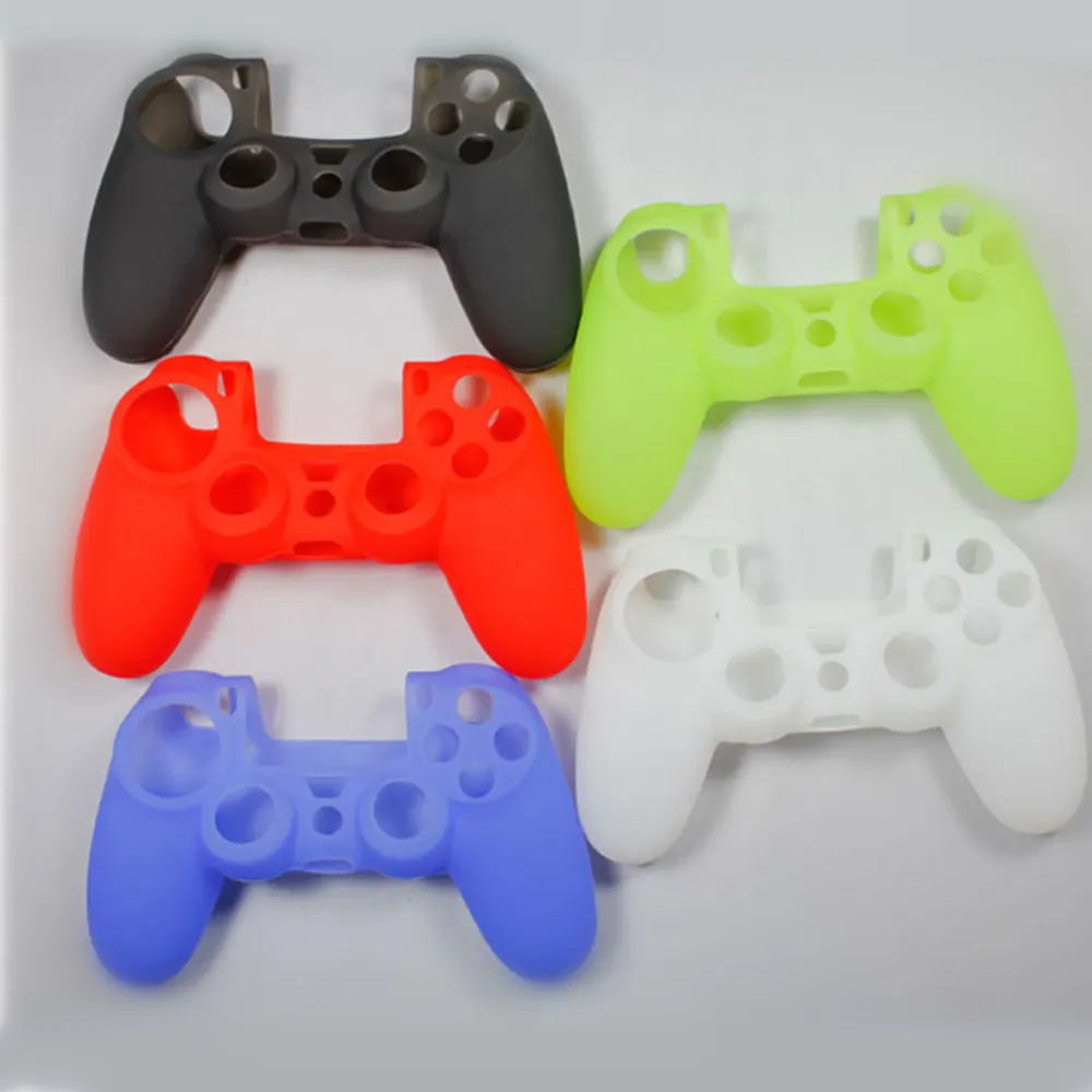 Buy Silicone skin cover case For PS4 controller game joystick Protective Cover
