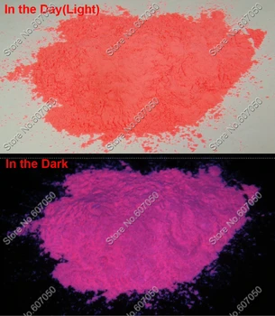 

50g/bag x Red Color Luminous Phosphor Dust Powder Glow in the Dark Photoluminescent Pigment Powder nail polish,painting ink