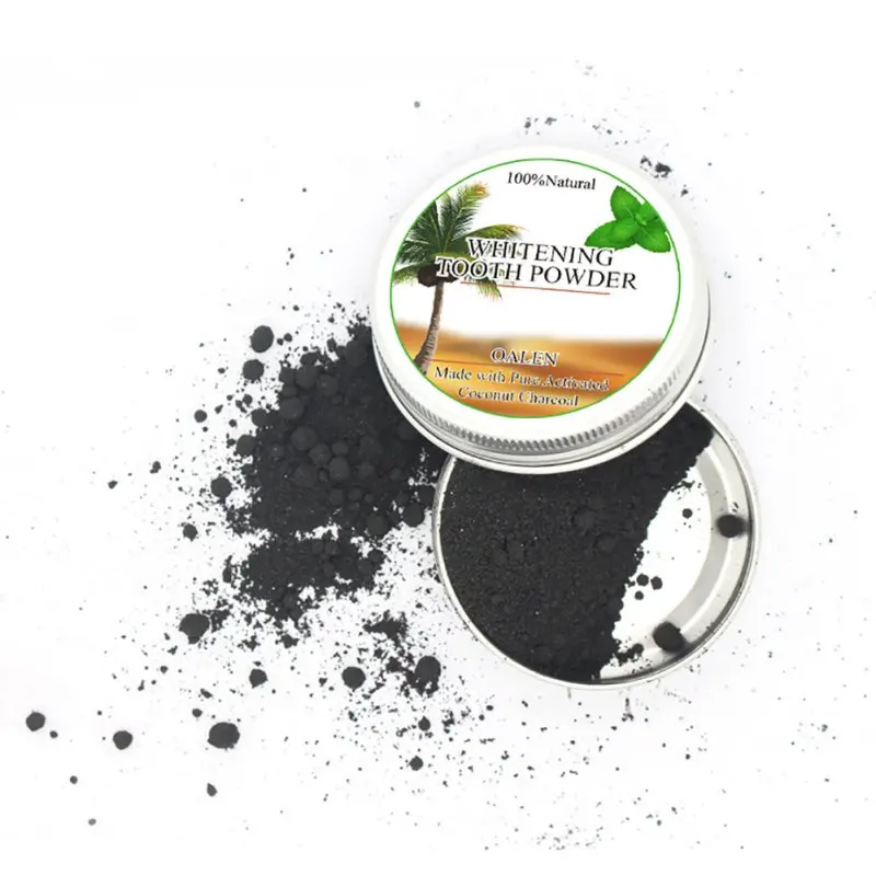 

100% Natural Teeth Whitening Tooth Powder Natural Activated Coconut Charcoal Toothpaste High Quality