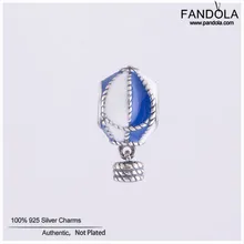 925 пробы Серебряный воздушный шар мотаться бусины для изготовления ювелирных изделий Подходит для женщин талисманы Серебро 925 Браслет Berloque