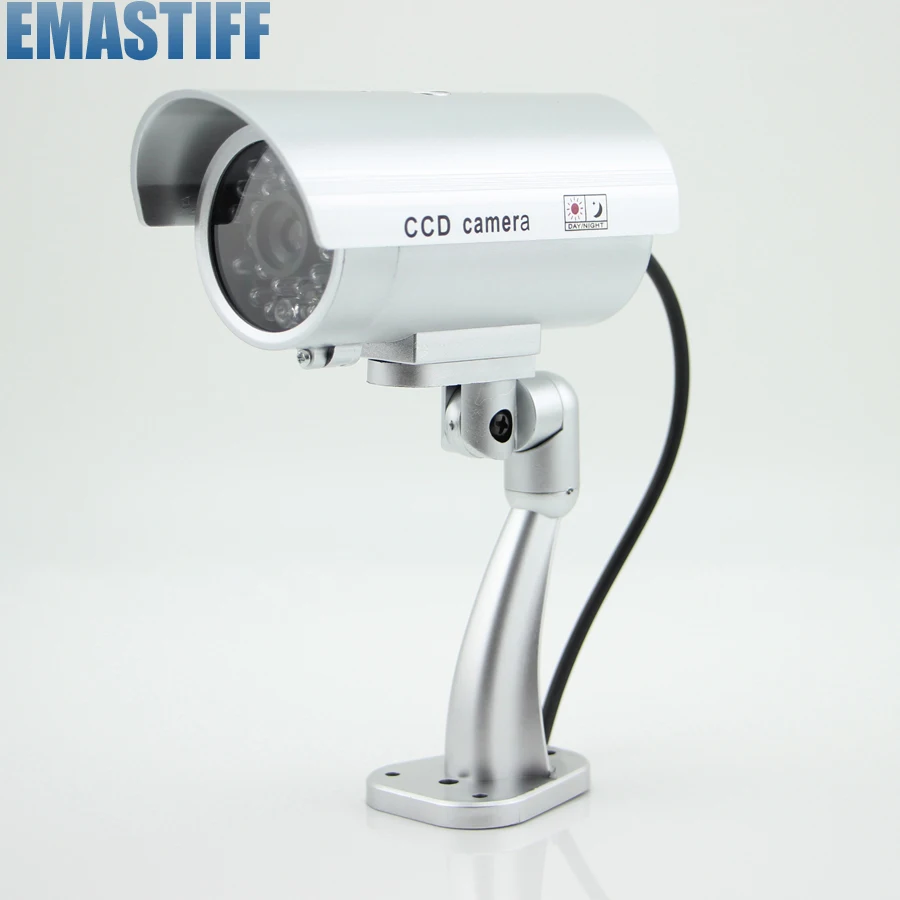 Waterproof Dummy CCTV Camera With Flashing LED For Outdoor or Indoor
