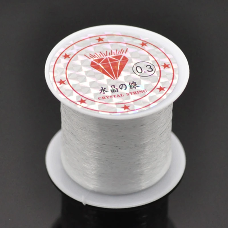 

DoreenBeads Nylon Jewelry Thread Cord Transparent 0.3mm, 1 Piece 2016 new
