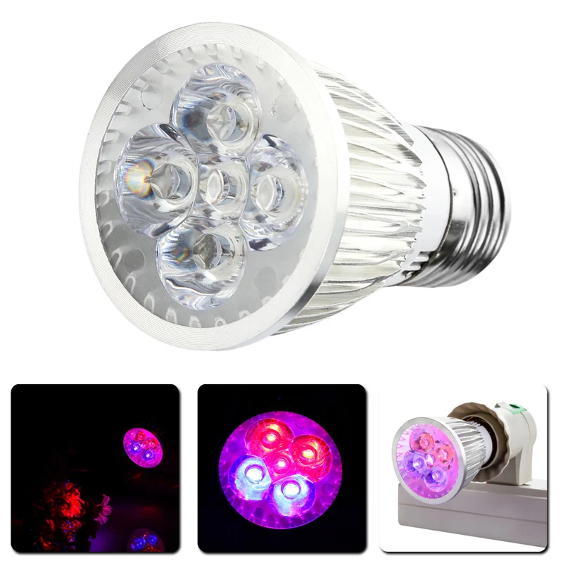 15w Full Spectrum Led Grow Lights E27 Ac 110v 220v Growing 15w Full Spectrum Led Grow Lights E27 Ac 110v 220v Growing Lamp For Flower Plant Hydroponics System Aquarium Lighting