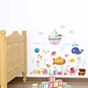 underwater fish bubble wall stickers for kids rooms bathroom bedroom home decor cartoon animals wall decals diy mural art ► Photo 3/5