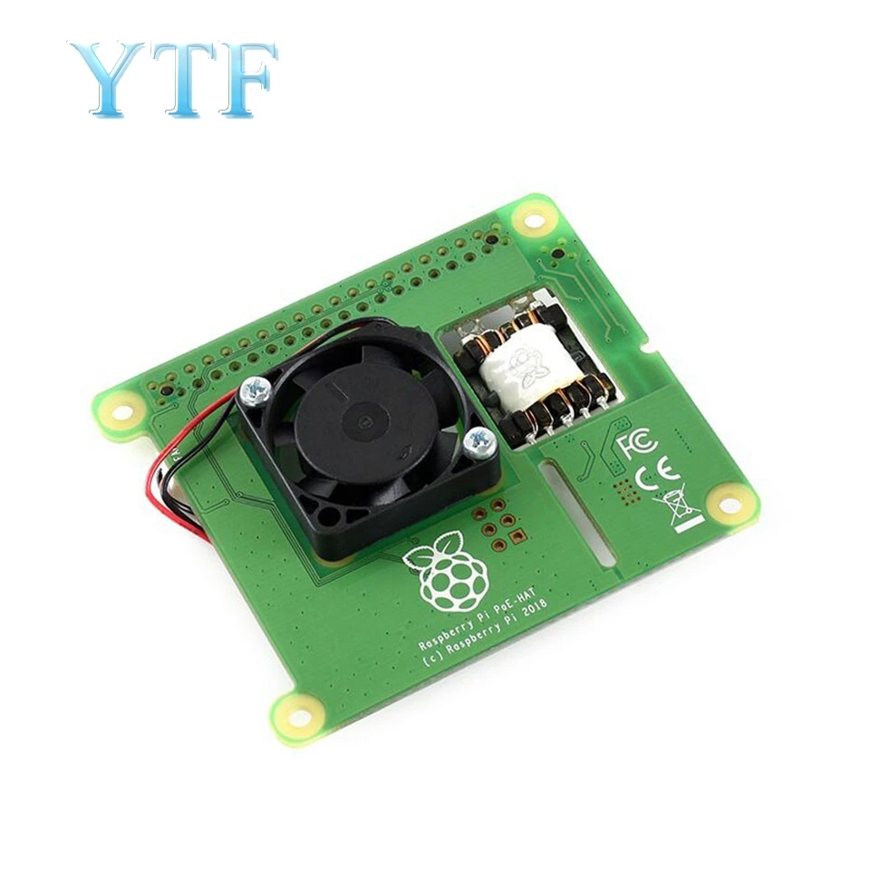 Плата расширения Raspberry Pi 3 B + PoE HAT Power Over Ethernet (PoE)|Аксессуары для демонстрационных