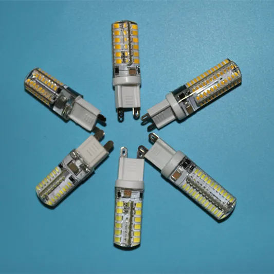 Миниатюрная Светодиодная лампа G9 7 Вт 9 12 3014 SMD 110 В переменного тока 220